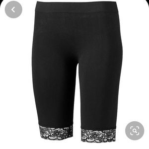 NWT Lace Spandex Biker Shorts